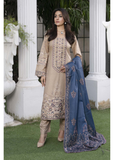 Soni Embroidered Dhanak 3 Piece Suit SD15