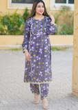 Bin Saeed Digital Printed Embroidered Linen 2 Piece BS54