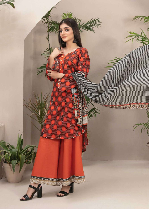 Tawakkal Embroidered Lawn 3 Piece Suit D8871