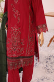 Nau Bahar Dhanak Embroidered Suit with Velvet Shawl NB-01