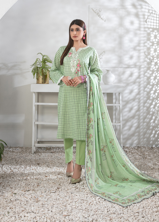 Tawakkal Embroidered Lawn 3 Piece Suit D9038