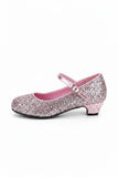 Kids Pink Glitter Shoes BS-41