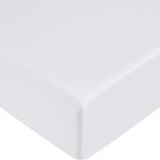 Extra Deep Fitted Sheet 40cm 16 Inch – Soft Brushed Microfibre Fitted Bed Sheet – White