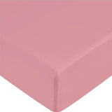Pink Deep Fitted Microfiber Sheets 40cm, Shrinkage & Fade Resistant