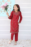 Nau Bahar Kids Khadar Embroidered Suit NB-24