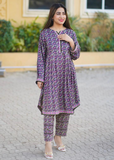 Bin Saeed Digital Printed Embroidered Linen 2 Piece BS57