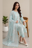 Attire Designer Embroidered Linen 3PC Suit AD-23