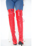 Women Thigh Kinky Over The Knee Stiletto Boots G-720