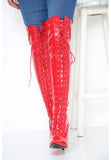 Women Thigh Kinky Over The Knee Stiletto Boots G-720