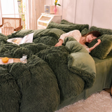 Cord Mink Ribbed Duvet Cover Set – Soft Corduroy Effect Textured Cosy Bedding with Pillowcases