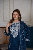 Attire Designer Embroidered Cotton Lawn 3PC Suit AD-21
