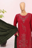 Nau Bahar Dhanak Embroidered Suit with Velvet Shawl NB-01