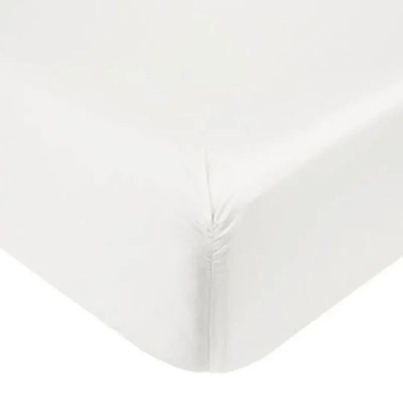 400 Thread Count 30cm Fitted Sheet - 100% Egyptian Cotton, White