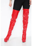 Women Thigh HIGH Kinky Over The Knee Platform Stiletto Heel Boots G-777