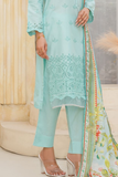 Bin Saeed Embroidered Chickenkari Lawn Suit BS-107
