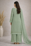 Baba Posh Embroidered Chiffon 3PC Suit BP-16