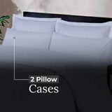 800 Thread 100% Egyptian Cotton Duvet Cover Set - White