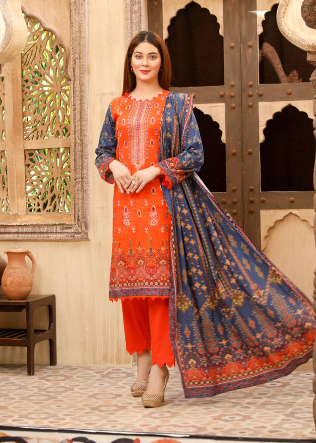 Bin Saeed Embroidered Lawn 3 Piece BS-31