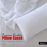 Pillow Cases Pack of 4 | Brushed Cotton | 50x75 cm