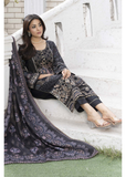 Soni Embroidered Dhanak 3 Piece Suit SD13