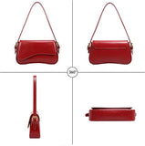 Crescent Shoulder Bag for Women | Vegan Leather Underarm Clutch with 2 Removable Straps | Lailas Clothing UK
