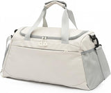 White 31L Water-Resistant Gym Bag with Shoe Compartment