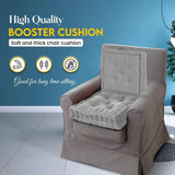10cm Thick Booster Cushion for Armchairs, 43cmx43cm - Percale Duck