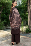 Farasha PK Embroidered Khaddar Suit Woodmist