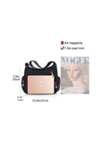 Women's Black Waterproof Nylon Crossbody Bag