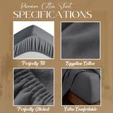 Fitted Sheet 26cm | Brushed Microfiber