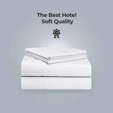 800 Thread 100% Egyptian Cotton Duvet Cover Set - White