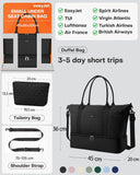 Women’s Large Foldable Travel Bag with Shoe Compartment