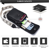 MUIIKOLA Women’s Z-black PU Leather Crossbody Phone Bag with RFID Card Slots and Adjustable Wide Strap (Copy)
