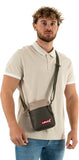 Army Green Levise Mini Crossbody Bag with Front Zip Pocket