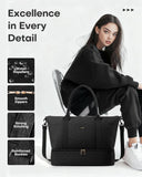 Women’s Large Foldable Travel Bag with Shoe Compartment