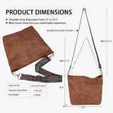 Hobo Shoulder Bag for Women | PU Leather Crossbody Tote with Adjustable Strap | Lailas Clothing UK
