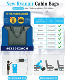 Green VSNOON 40x30x20 Ryanair Cabin Bag – 24L Underseat Bag