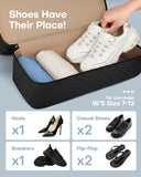 Women’s Large Foldable Travel Bag with Shoe Compartment