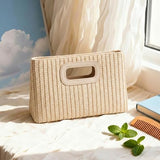 Women’s Hollow Handle Evening Clutch Bag with Detachable Chain