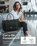 Women’s Large Foldable Travel Bag with Shoe Compartment