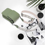 MUIIKOLA Women’s Z-light Green PU Leather Crossbody Phone Bag with RFID Card Slots and Adjustable Wide Strap