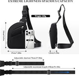Unisex Anti-Theft RFID Crossbody Sling Bag