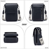 MUIIKOLA Women’s Z-black PU Leather Crossbody Phone Bag with RFID Card Slots and Adjustable Wide Strap (Copy)
