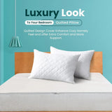 Filled Pillow Hotel Quality - Ultra Soft Bed Pillows with Pillow Protector