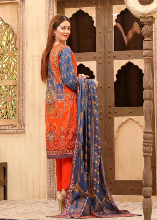 Bin Saeed Embroidered Lawn 3 Piece BS-31