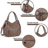 Women’s Large Multi-Pocket Hobo Bag