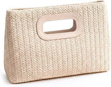 Women’s Hollow Handle Evening Clutch Bag with Detachable Chain