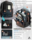 Dark Olive Green/Brown VANKEV 40x30x20 Ryanair Cabin Backpack – 24L