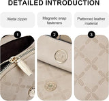 MUIIKOLA Women’s New-sandysoil PU Leather Crossbody Phone Bag with RFID Card Slots and Adjustable Wide Strap