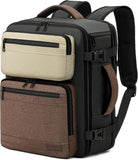 Dark Olive Green/Brown VANKEV 40x30x20 Ryanair Cabin Backpack – 24L